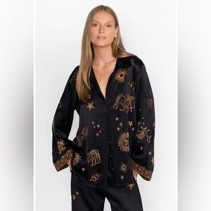 NWT Johnny Was Estrella Kimono Sleeve Oversized Shirt